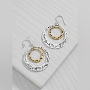 Silpada Double Halo Earrings